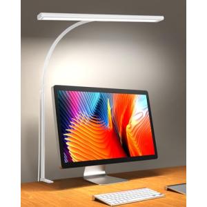 iFalarila 160 LED Lámpara de Escritorio con Pinza, 70CM Lám…