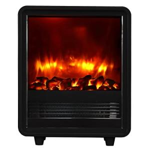 BALDERIA Chimenea eléctrica George | Chimenea de pie con Ef…