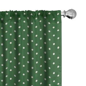 ABAKUHAUS Navidad Juego de 2 Paños Cortinas, Los Puntos de…