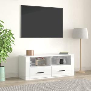TJROO Mueble para TV o salón, 100 x 35 x 40 cm, de madera b…