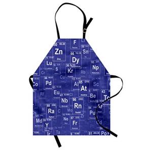 ABAKUHAUS Tabla Periódica Delantal de Cocina, Tema Química,…