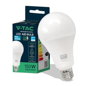 V-TAC Bombilla LED E27 - A80 - 20W (Equivalente a 150W) - 2…