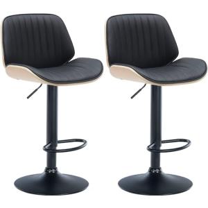 CLP Set De 2 Taburetes De Bar Nova En Polipiel I 2 Sillas D…