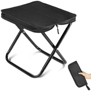 Zephyra Taburete de Camping Plegable, Ligero y Estable con…