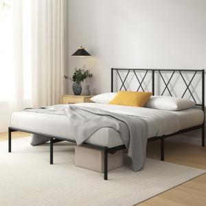 Zinus Cama Elias de 140 x 200 cm – 30 cm de Alto – Estructu…