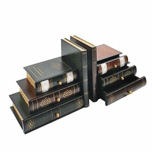 Sujetalibros Vintage Decorativos Organizador de Libros de M…