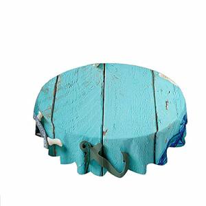 Chickwin-Shop Mantel Redondo para Mesa Impermeable y Antima…