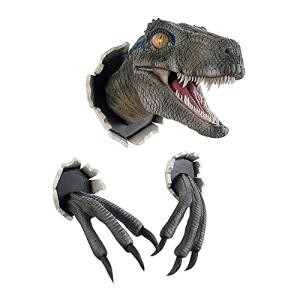 BEAUTYBIGBANG Estatua de Velociraptor de Halloween, escultu…