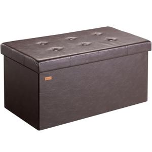 CASARIA® Banco Almacenaje Plegable 80x40x40 300kg Puff Baúl…