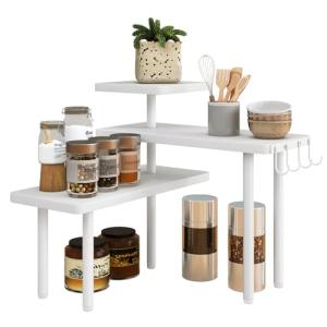 IBUYKE Estantería esquinera para Cocina, Estante para Espec…