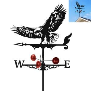 Domigard Veleta de Viento de Metal con águila voladora 3D,…