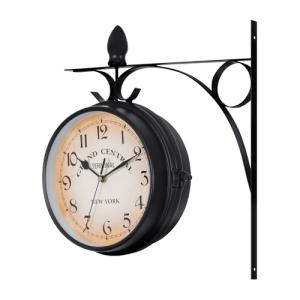 KayEsampra Reloj de estación de tren de doble cara, vintage…