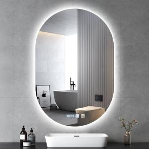Espejo de Baño Iluminado con LED 50 x 75 cm,Espejo Baño LED…
