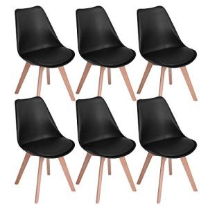 EGGREE Pack de 6 Comedor Silla de Oficina con Las piernas d…