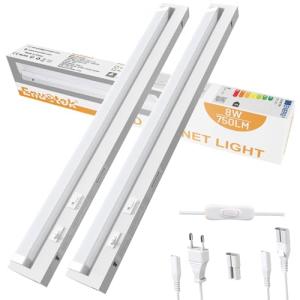 ENUOTEK LED Cocina Bajo Mueble, 545MM 2 Piezas Luz LED Arma…