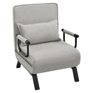WOLTU Sofá Cama, Sillón Reclinable con Respaldo Ajustable,…