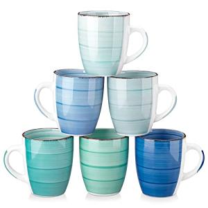 vancasso Serie Bonita Set 6 Tazas de Café, 350 ml Tazas Des…