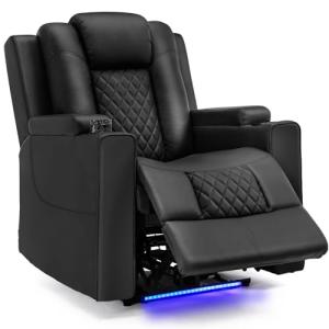 COMHOMA Sillón Relax Masaje reclinable electrico de LED con…