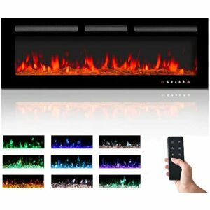 M.C.Haus Chimenea eléctrica Pantalla táctil Panel de Vidrio…