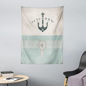 ABAKUHAUS Náutico Tapiz de Pared y Cubrecama Suave, Diseño…