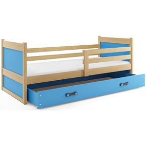 Cama individual Rico Para Niños 190 x 80 PINO/Azul   colcho…