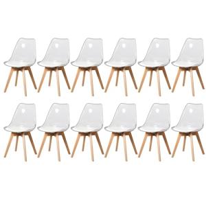 BenyLed Juego de 12 sillas de Comedor de Estilo escandinavo…