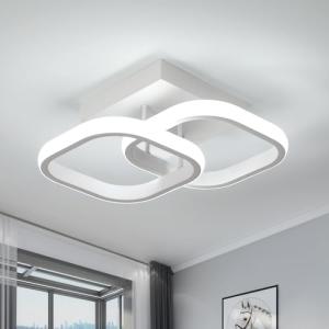 Pheashine Plafón LED Techo 30W, Lampara Techo 6500K Blanca…