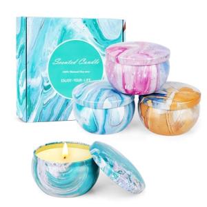 Velas Aromáticas, 4 Pack Velas Decorativas Perfumadas para…