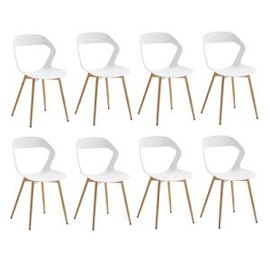 BenyLed Juego de 8 sillas de Comedor/Silla de salón Diseño…