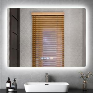 Espejo de Baño Iluminado con LED 80 x 60 cm,Espejo Baño LED…