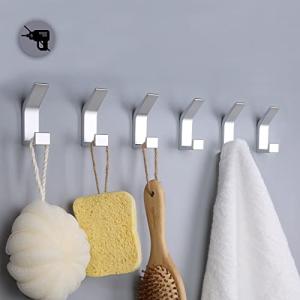Poprkdre 6 ganchos adhesivos de pared, ganchos para colgar…