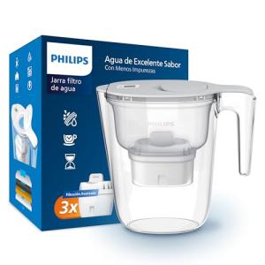 Filtro de jarra Philips  3 cartuchos de filtro de repuesto…