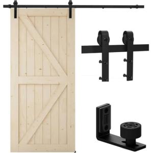 TSMST 6.6FT/200CM Herraje para Puerta Corredera Kit de Acce…
