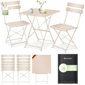 KESSER® Juego de Muebles de jardín de 3 Piezas con 2 sillas…
