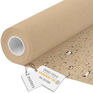 DreamRoots Tela Impermeable por metros Imitación Lino 600D,…