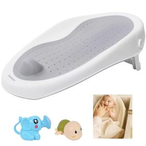 Bebamour Soporte de baño para bebé 0-24 meses Soporte plega…
