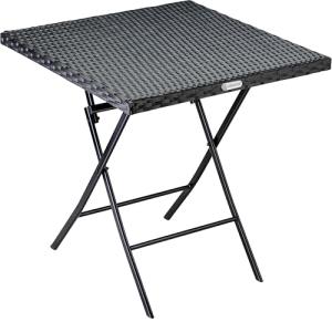 CASARIA® Mesa Plegable Jardín Poliratán Acero Ligera Intemp…