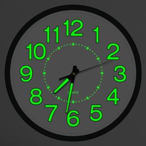 ALEENFOON Reloj de Pared de Luminoso, Moderno Reloj Pared S…
