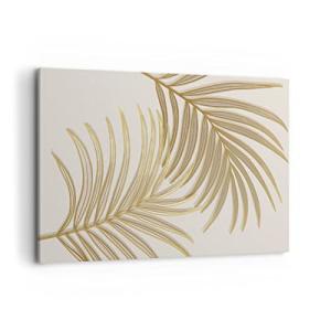 Cuadros Decoracion Salon Dorado Hojas Palmeras Lienzos deco…