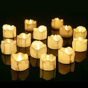 Velas LED Sin Fuego velas de té, velas sin llama LED que pa…