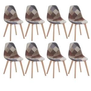 BenyLed Juego de 8 Sillas de Comedor, Sillas de Cocina Mode…