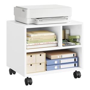 WOLTU Mesa para Impresora con Ruedas, Soporte de Impresora,…