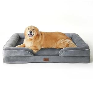 Bedsure Sofá Perro Ortopédica Grande - Cama Perro Desenfund…