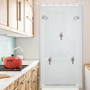 HOMEYA - Cortina Cocina Translúcida 150x220cm - Cortina con…