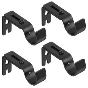 4 Piezas Soporte Barra Cortinas, Soporte Cortinas Pared Aju…