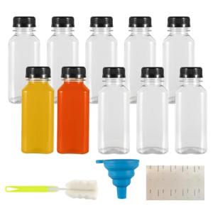 "Pack de 10 botellas de plástico rellenables de 250ml, bote…