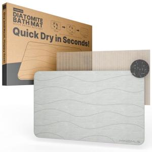 Minismus Alfombrilla Baño 60x40cm, Stone Bath Mat, Alfombra…