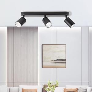 CHENBEN Focos Techo 3 Focos LED GU10 Lampara Focos Techo Or…
