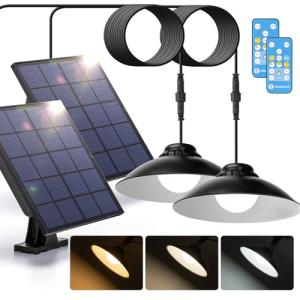 Aigostar Luz Solar Exterior 50W 500LM Lámpara Solar Exterio…