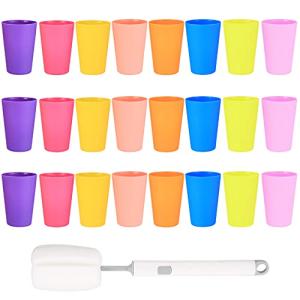 24 Piezas Vasos de Plástico Reutilizables Coloridos, Vasos…
